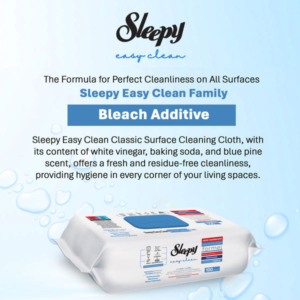 Sleepy Easy Clean Bleach Wet Wipes 80 ct