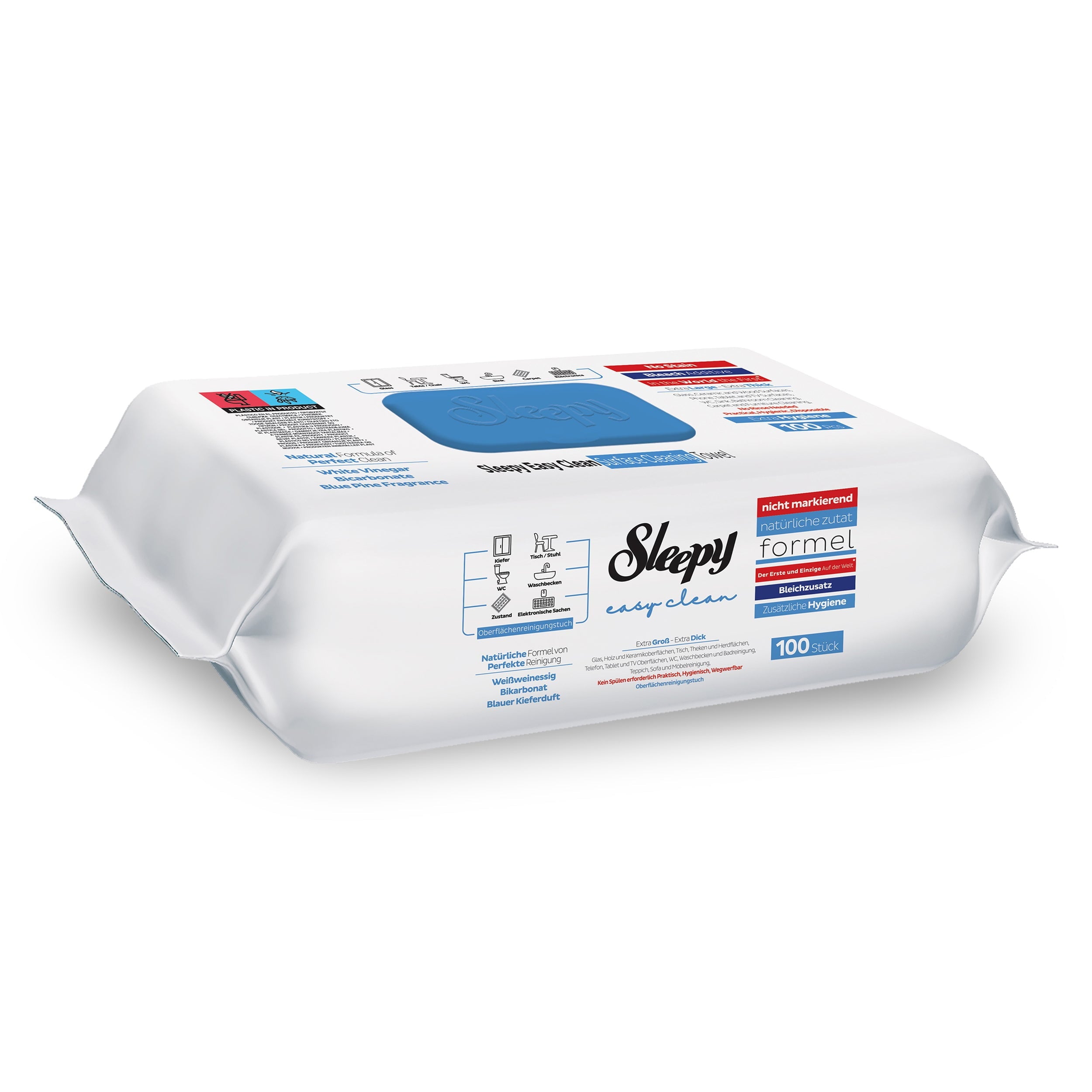 Sleepy Easy Clean Mountain Wet Wipes 100 ct