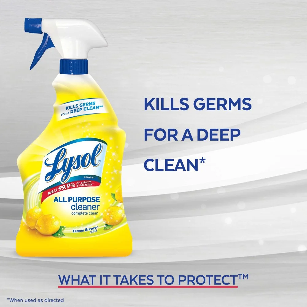 Lysol All-Purpose Cleaner Lemon 32 fl oz - Authentic Turkish & Mediterranean Food | TG Gourmet