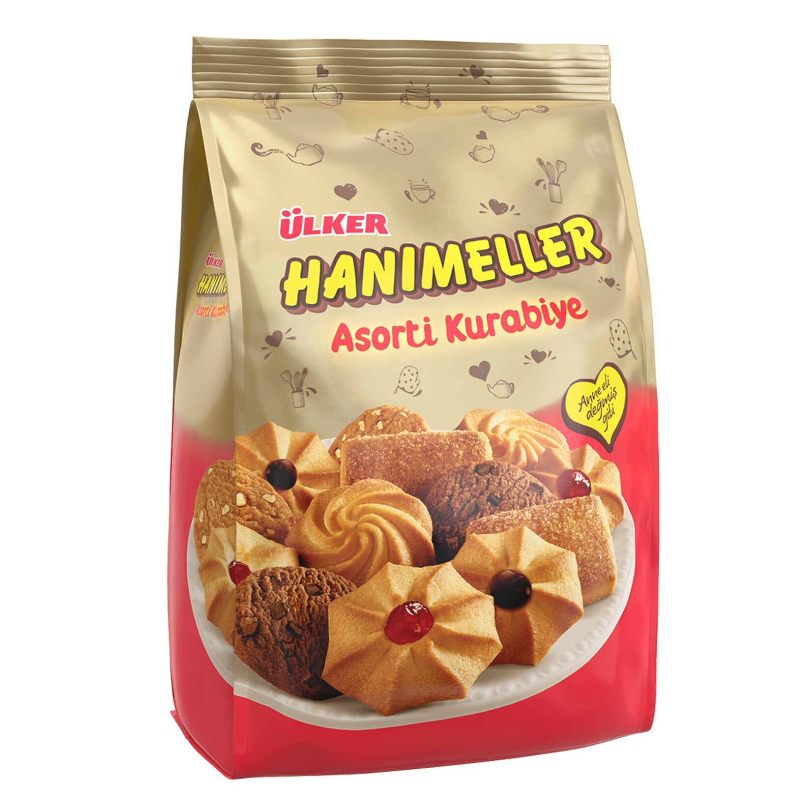 Ulker Hanimeller Assorted Mixed Sweet Cookies Pouch 5.29 oz (150 g)