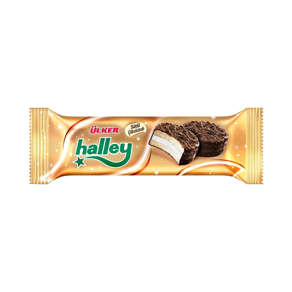 Ulker Mini Halley Chocolate Biscuits 2.33 oz (66 g)
