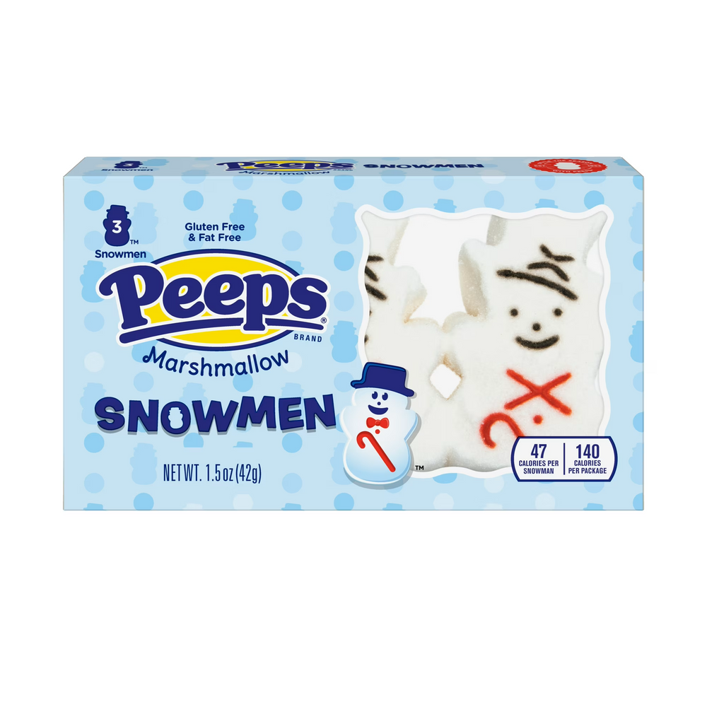 SNOWMEN PEEPS MARSHMALLOW 3ct - Authentic Turkish & Mediterranean Food | TG Gourmet
