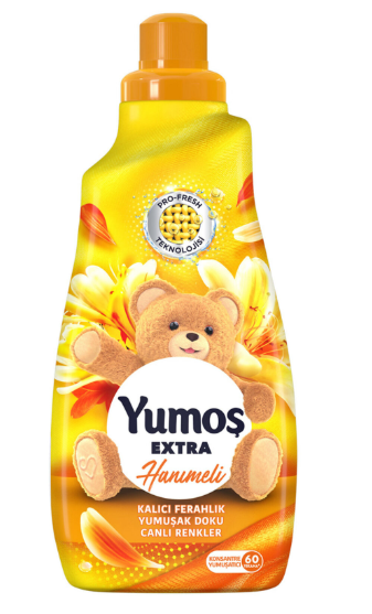 Yumos Extra Fabric Softener Honeysuckle 49 fl oz (1.44 L) Hanimeli