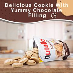 Nutella Biscuits – Crunchy Cookies Filled with Creamy Nutella, 304g